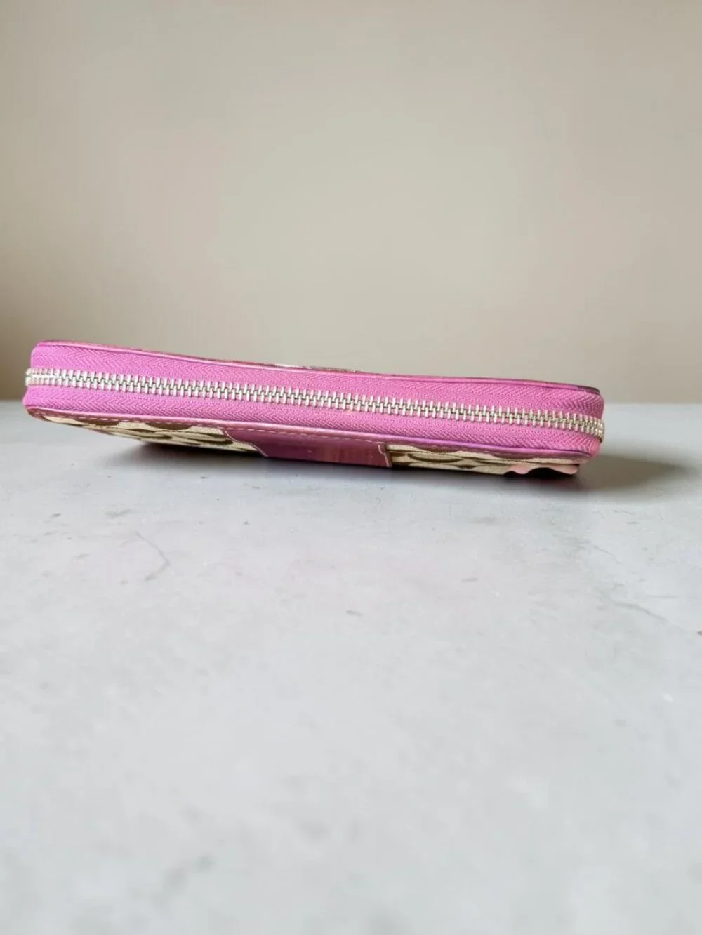 Coach Signature Accordion Wallet
